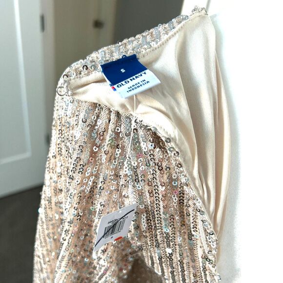 NWT Old Navy Ombre Sequined Mini-Dress Size Small - Picture 11 of 11